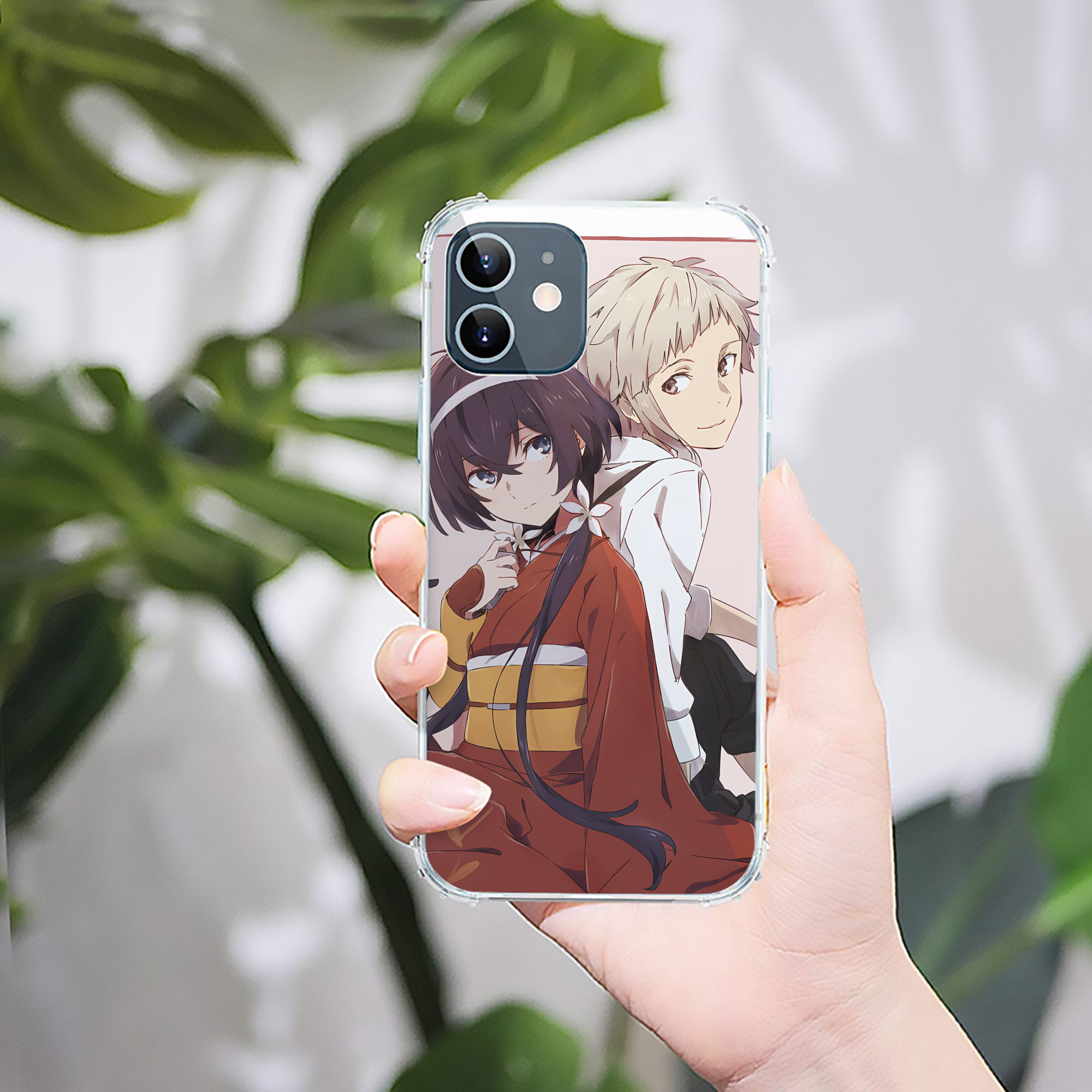 （画像用） 文豪ストレイドッグス Bungo Stray Dogs 【iPhone 12シリーズ対応】透明スマホケース（クリアソフトケース）